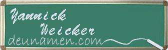 Yannick Weicker Visitenkarte